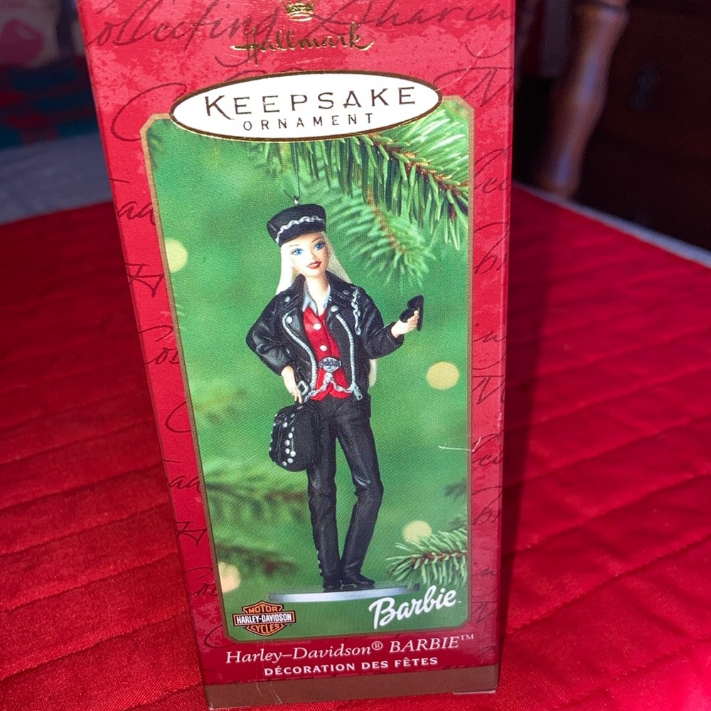 NRFB BARBIE HARLEY-DAVIDSON KEEPSAKE Ornament from 2000. $29